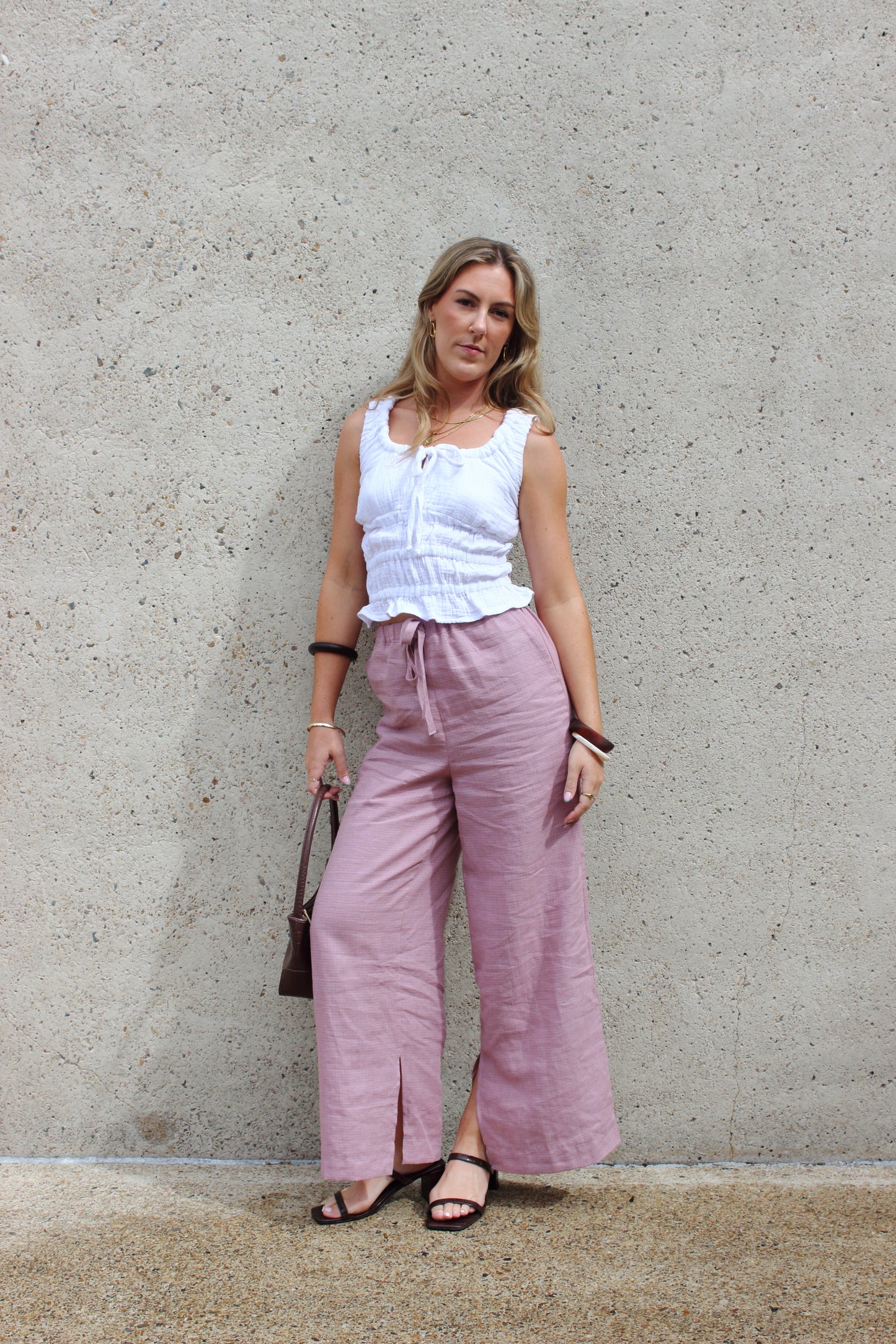 Charlie Pants in Lilac