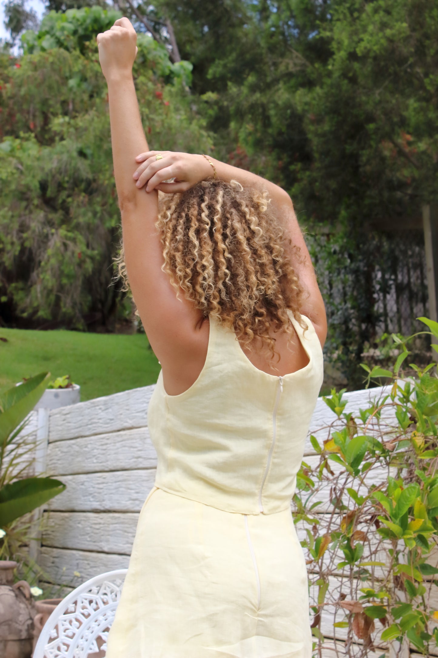 SAMPLE Odette Top in Yellow