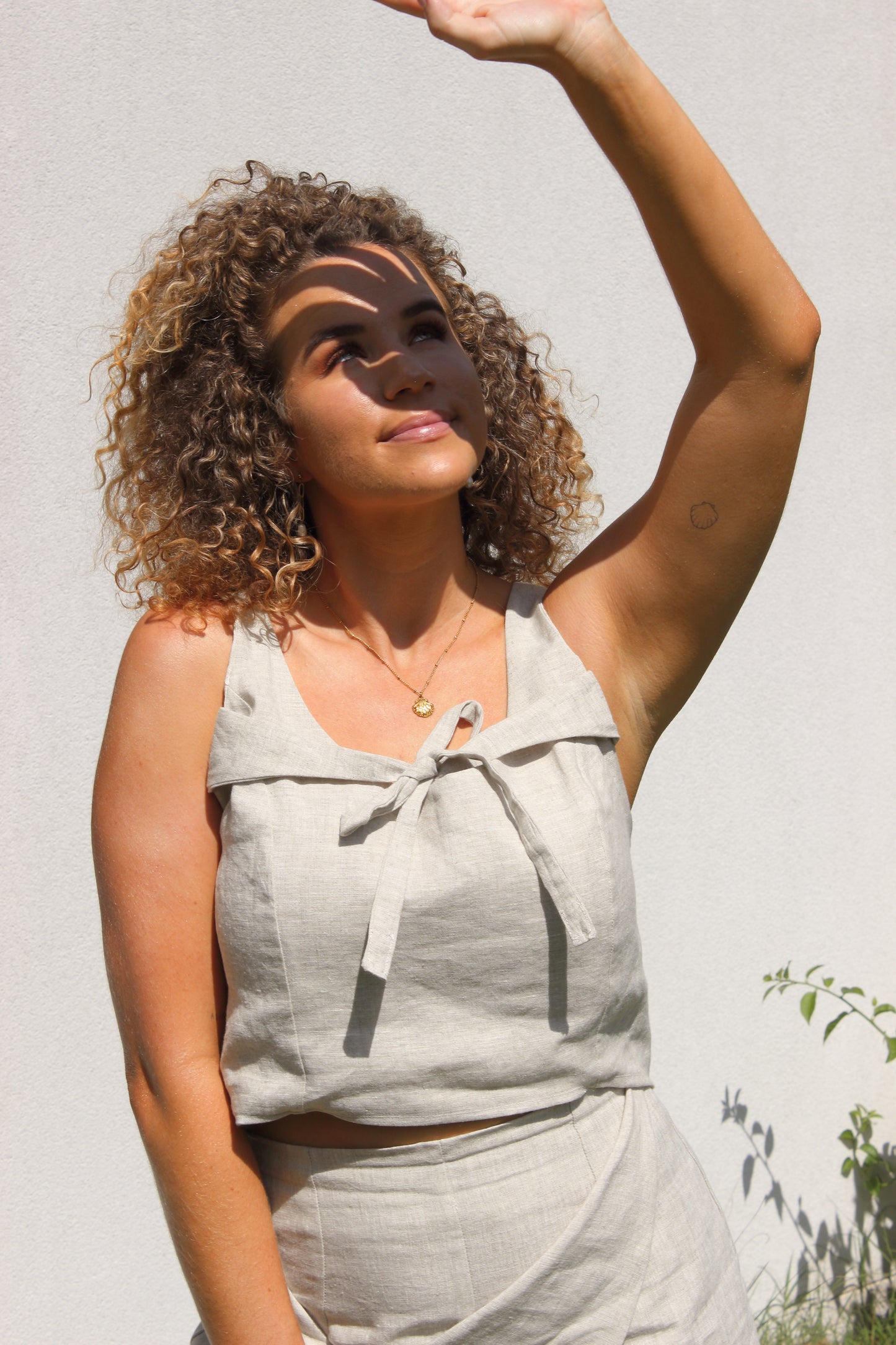 SAMPLE Odette Top in Oat