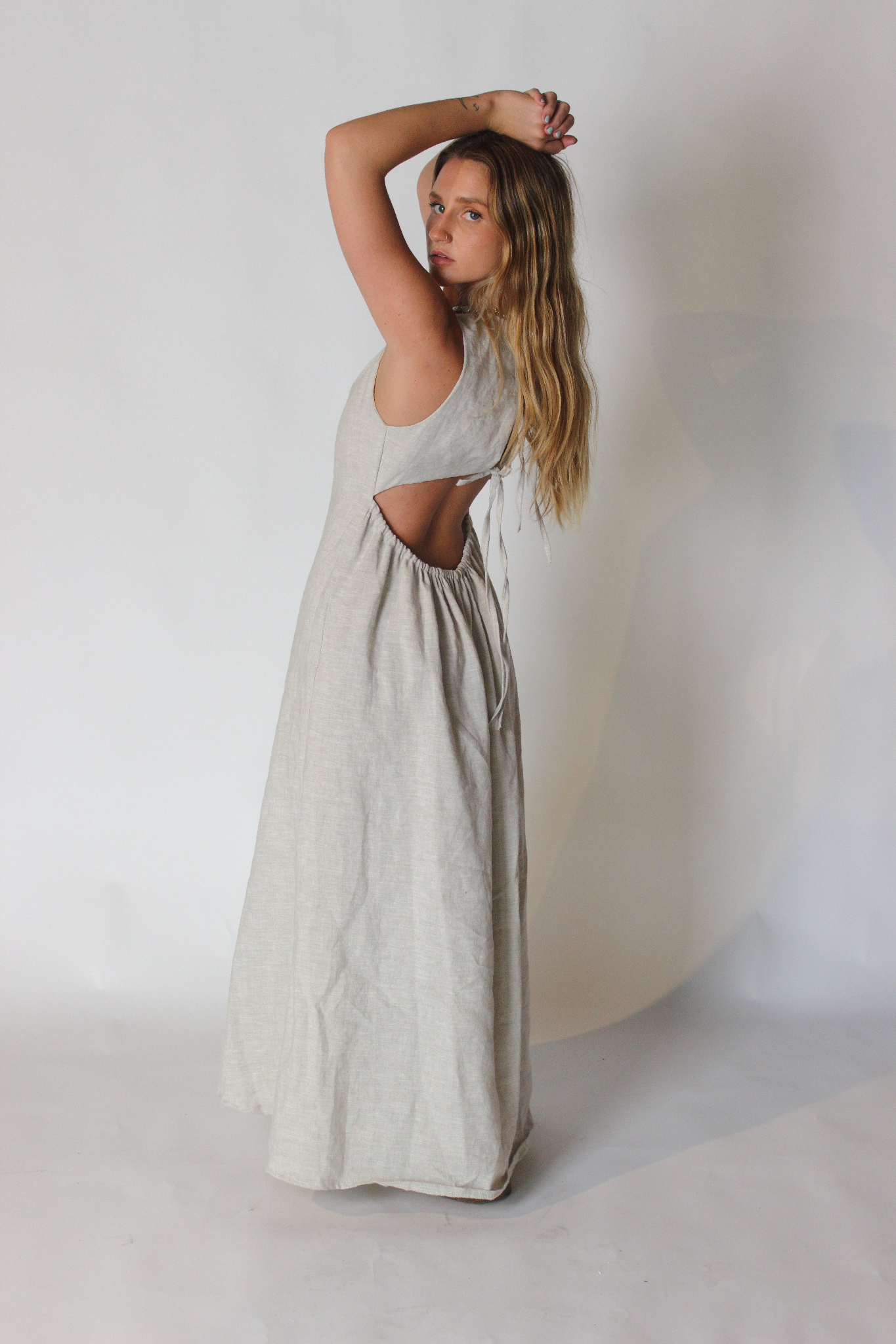 Margot Maxi Dress in Oat