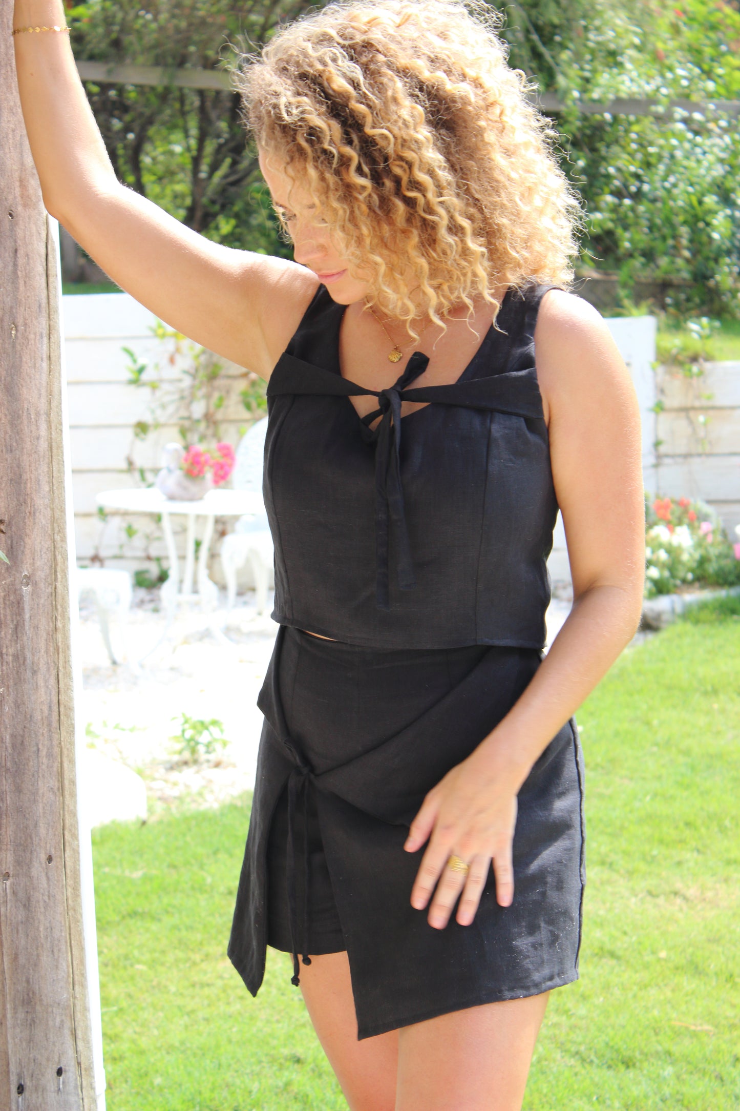 SAMPLE Odette Top in Black