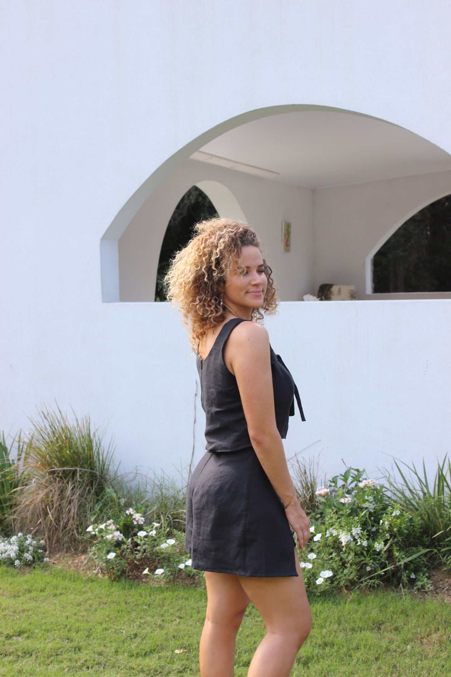 SAMPLE Odette Top in Black