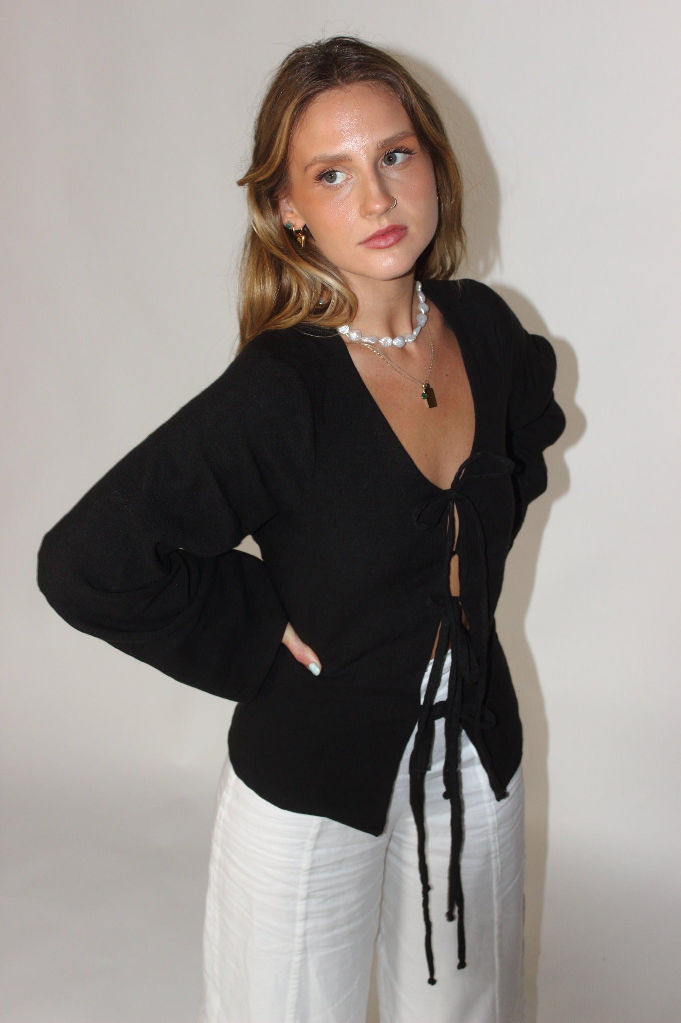 Lily Blouse in Black