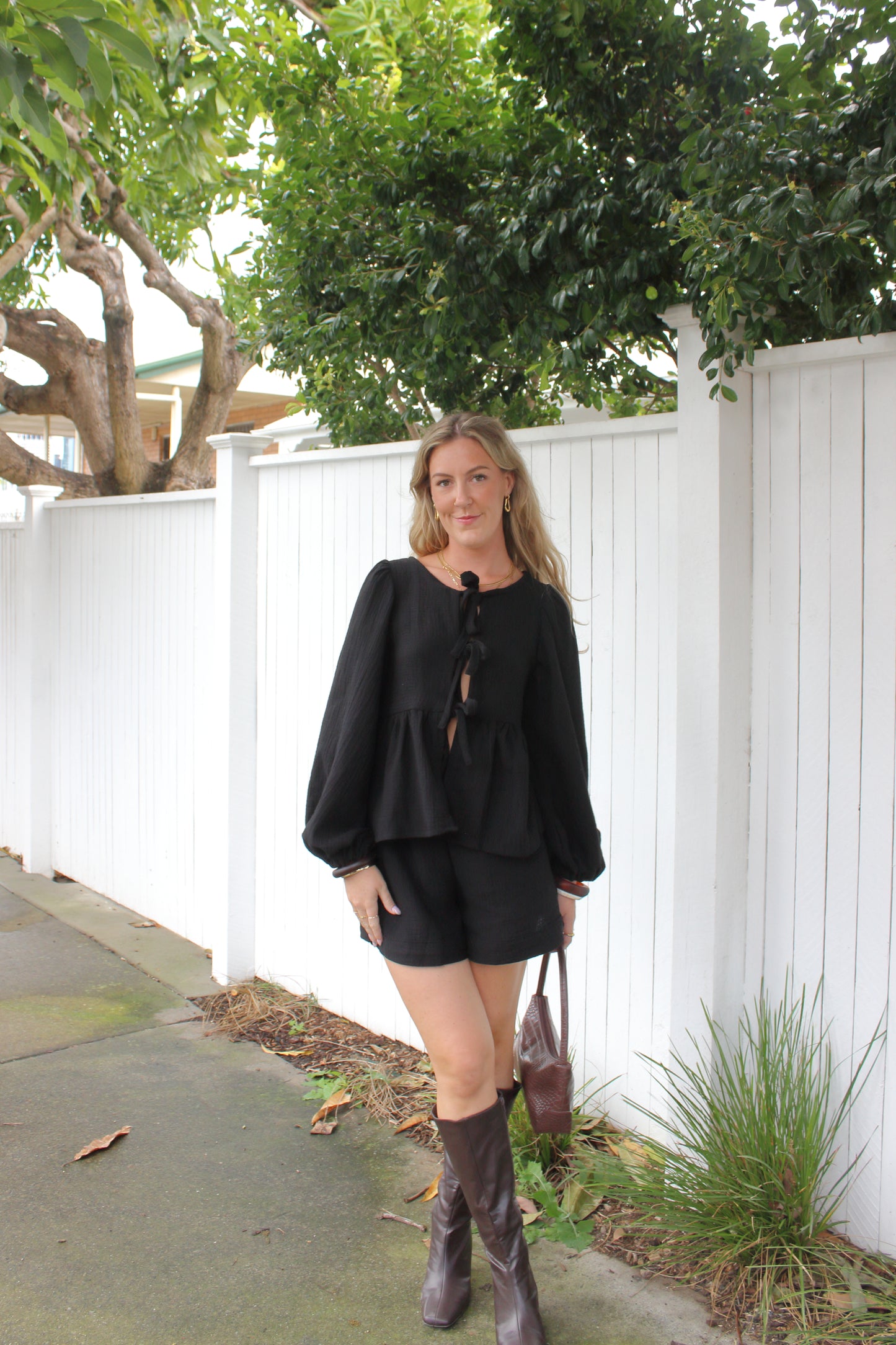 Amara Blouse in Black