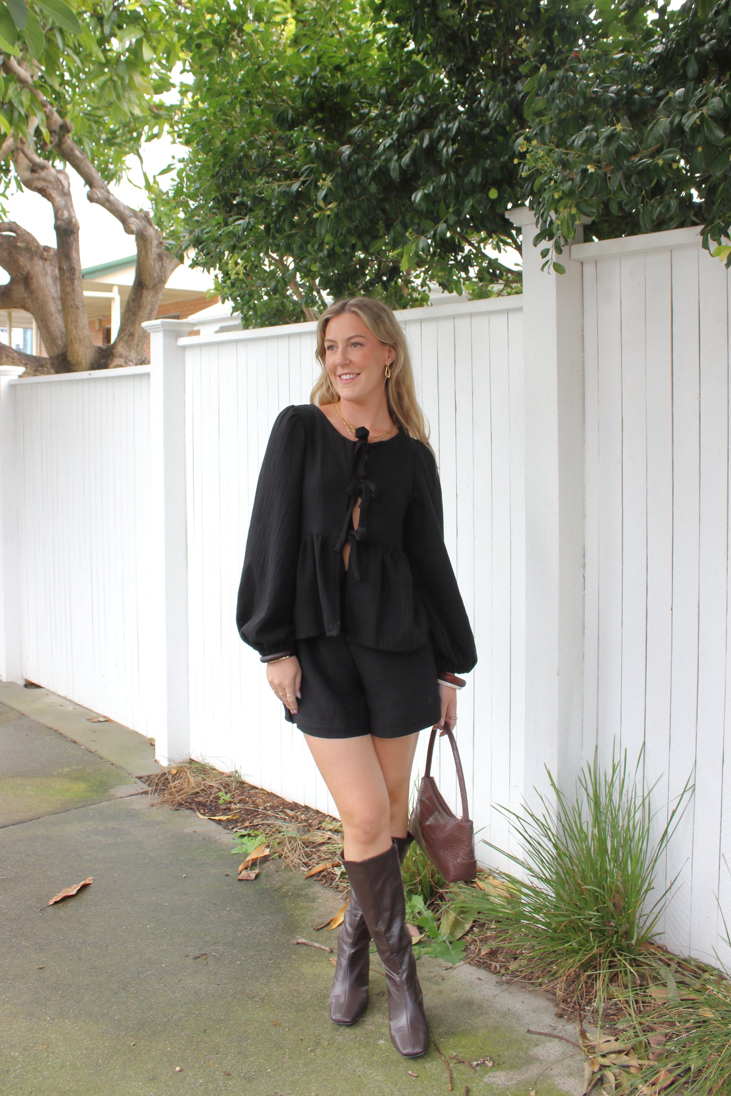 Amara Blouse in Black