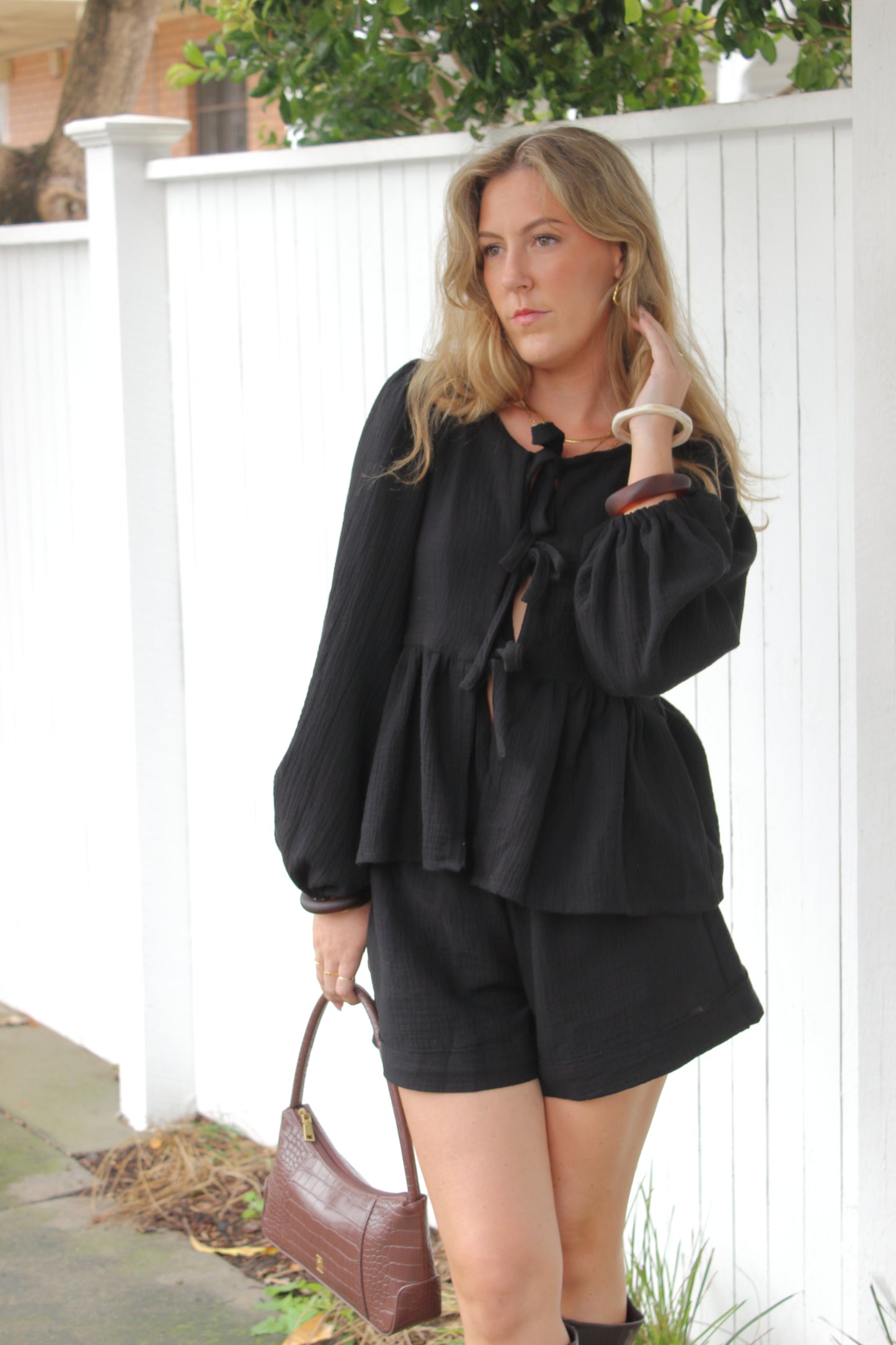 Amara Blouse in Black