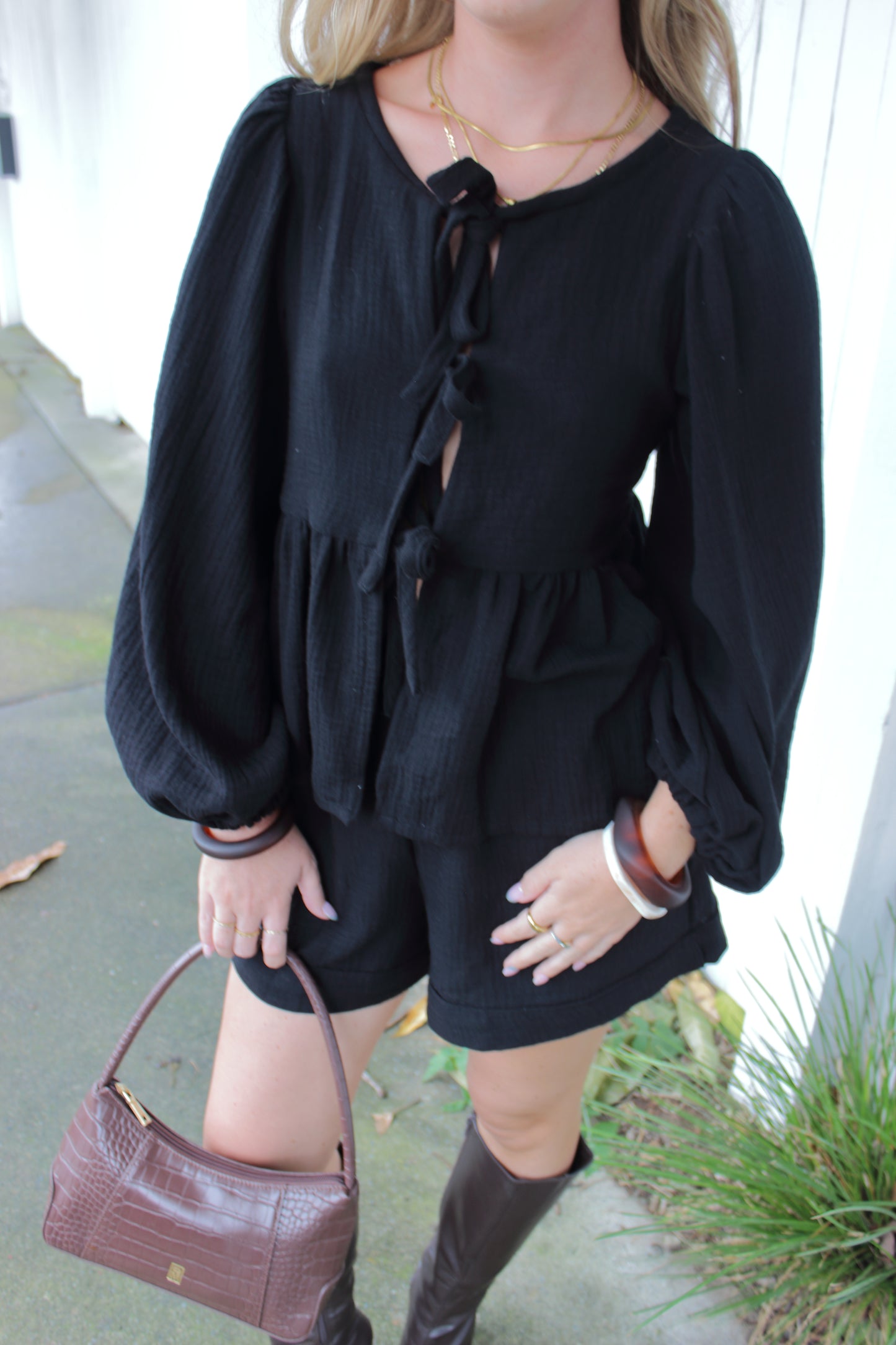 Amara Blouse in Black