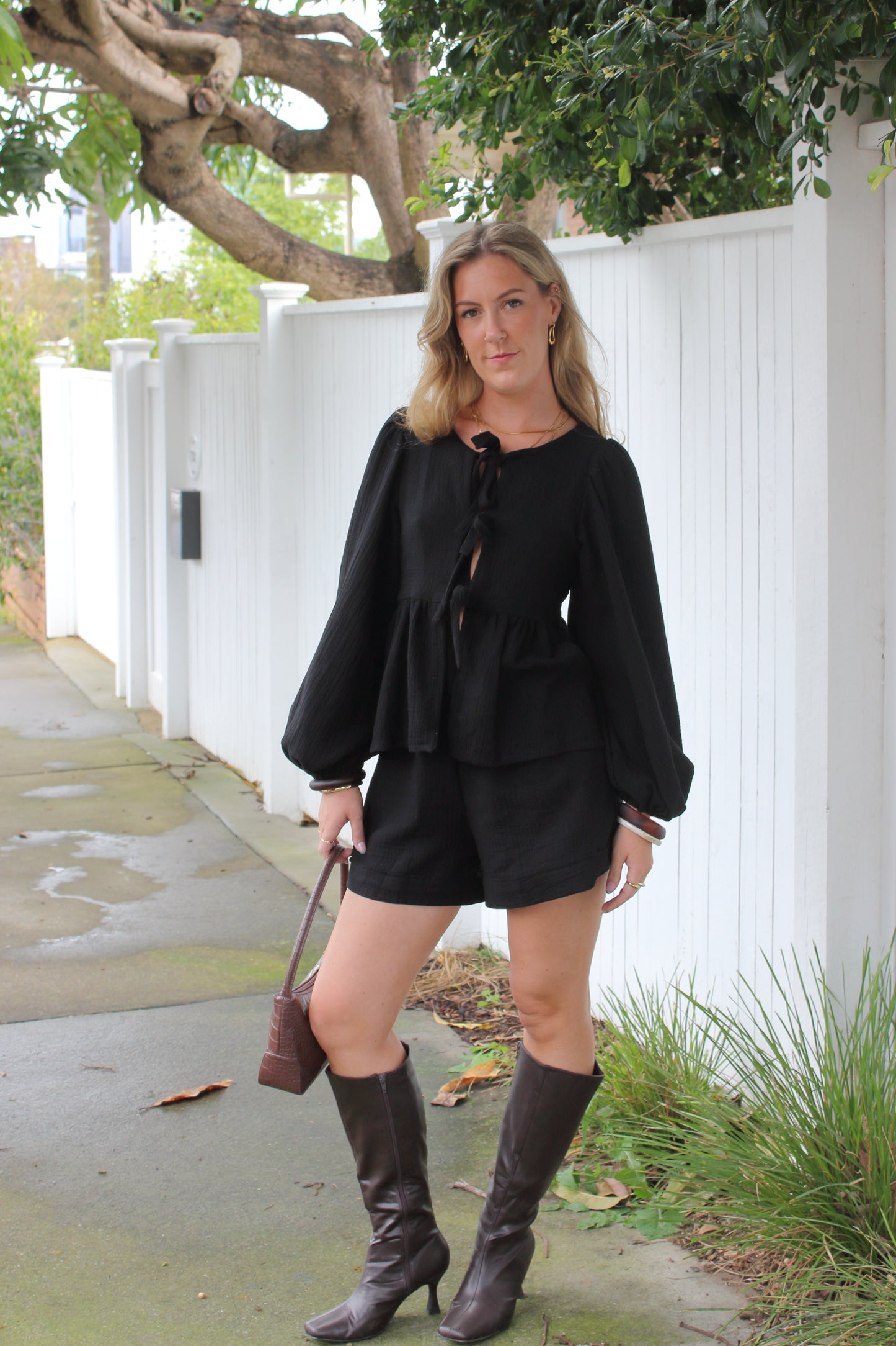 Amara Blouse in Black