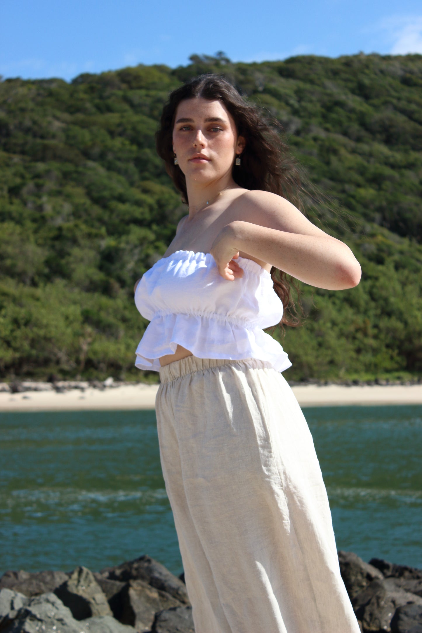 Billie Bandeau in White