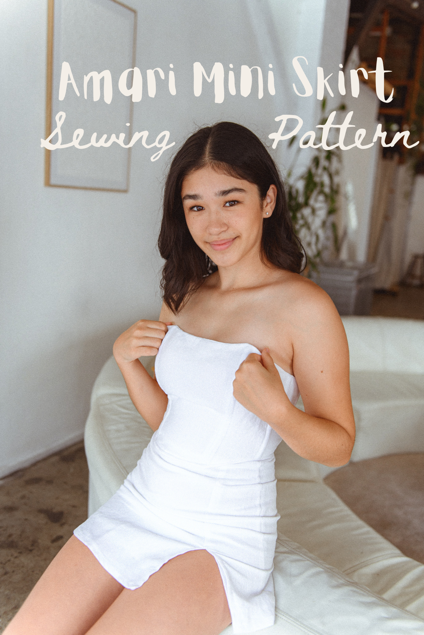 Amari Mini Skirt Sewing Pattern PDF