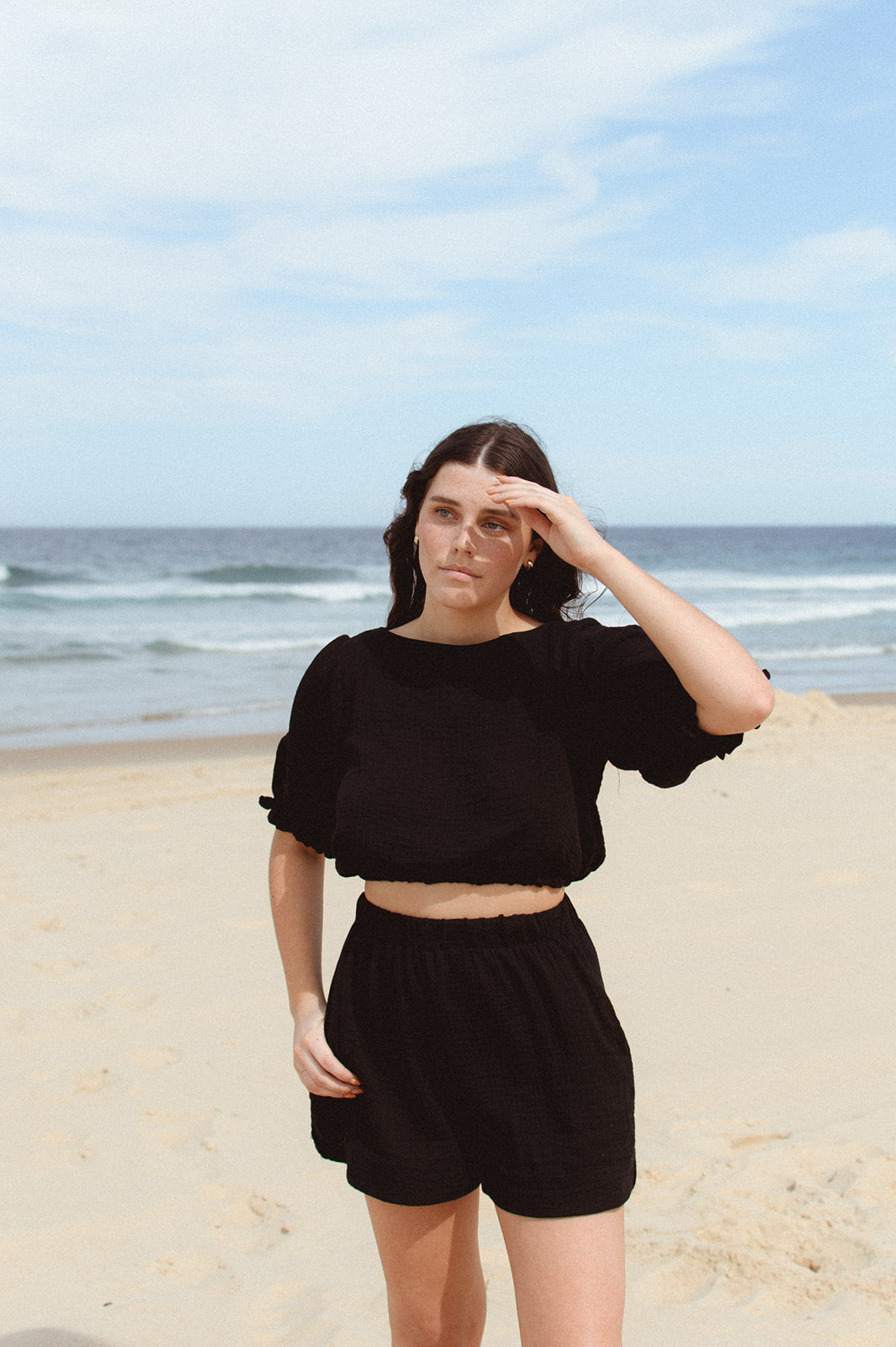 Cotton Tree Shorts Black