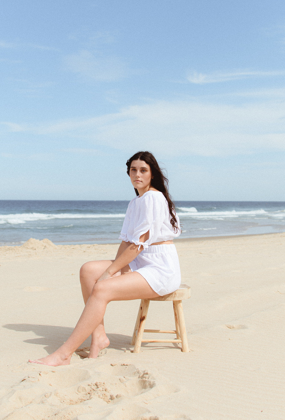 Cotton Tree Shorts in White