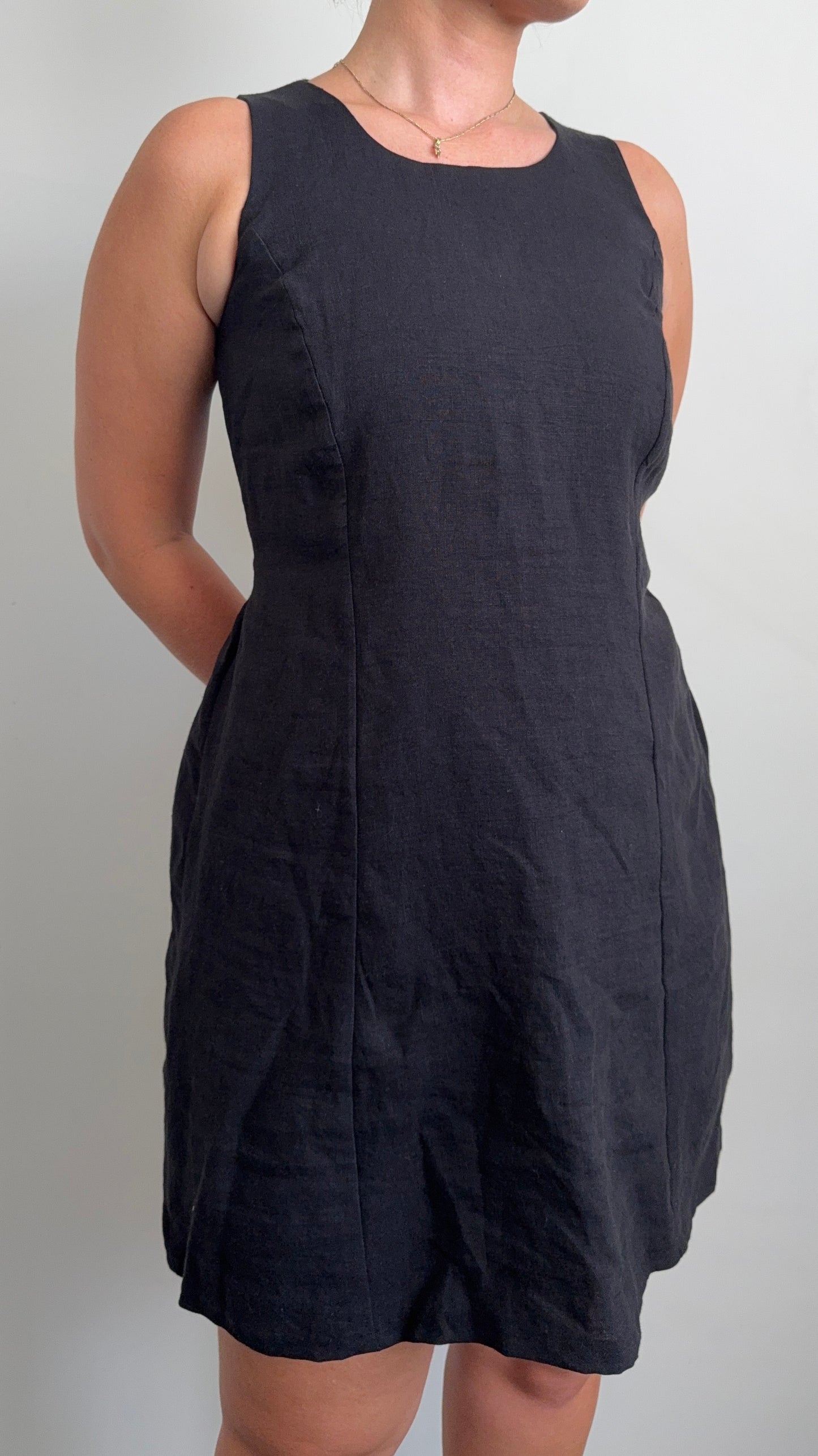SAMPLE Margot Mini Dress in Black (M)