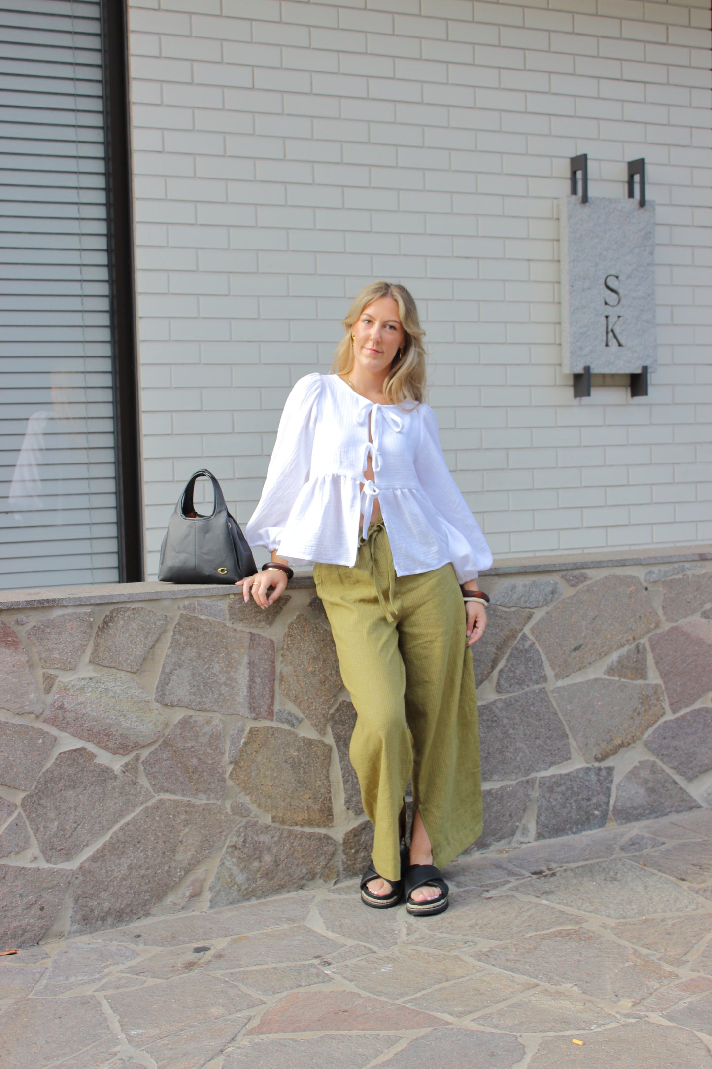 Amara Blouse in White