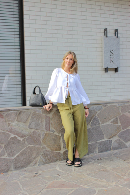 Amara Blouse in White