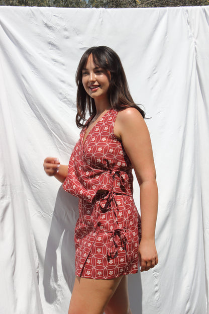 Chelsea Wrap Top in Sakura