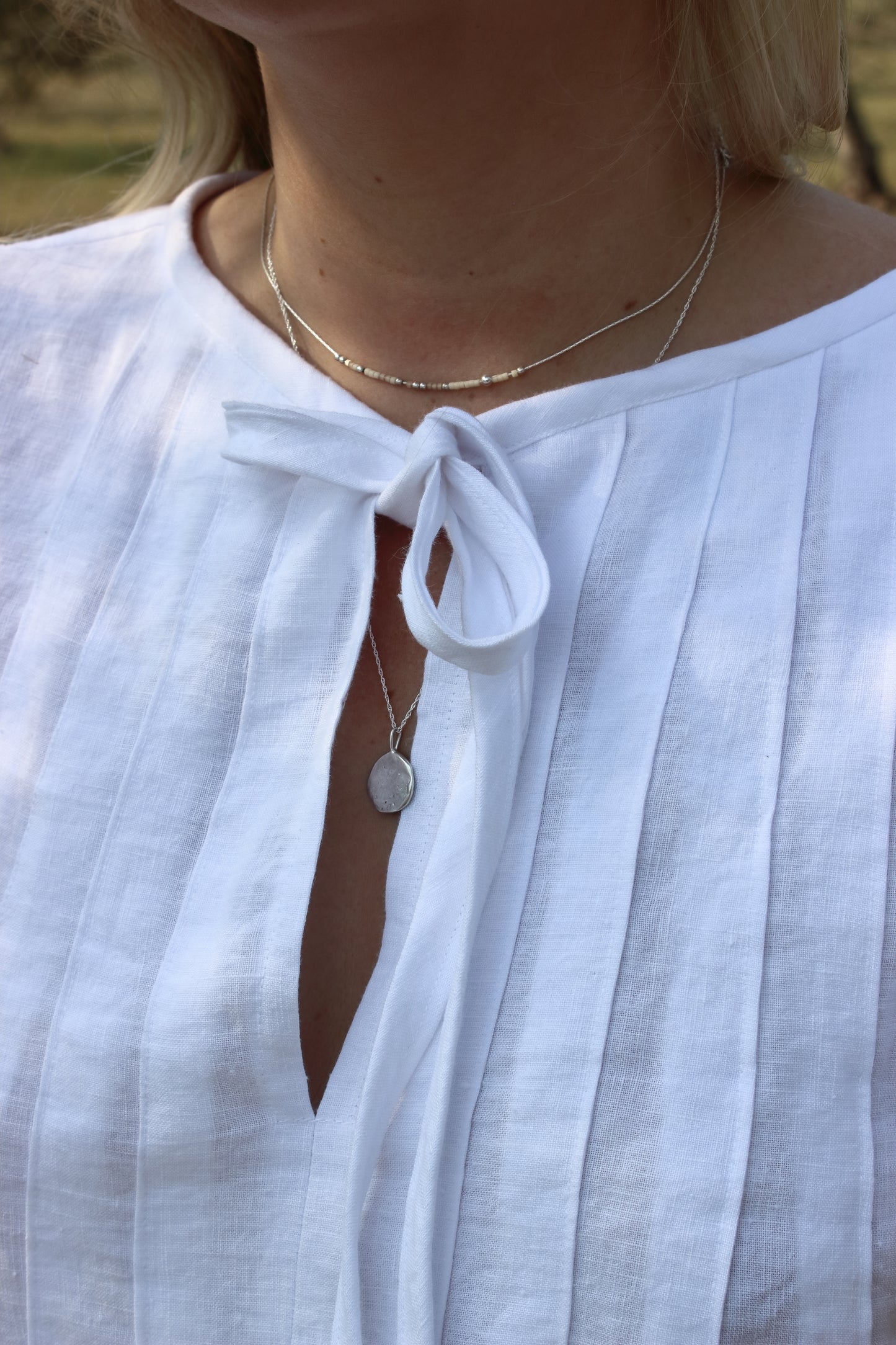 Palma Blouse in White