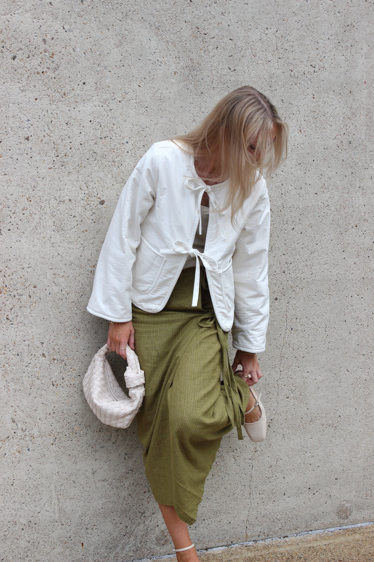 Sage Quilted Jacket (Reversible)