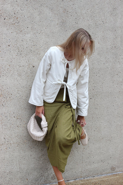 Sage Quilted Jacket (Reversible)