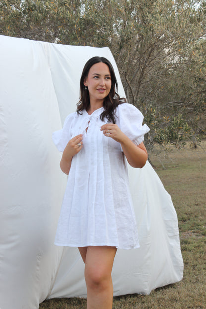 Palma Mini Dress in White