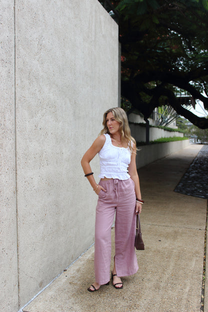 Charlie Pants in Lilac