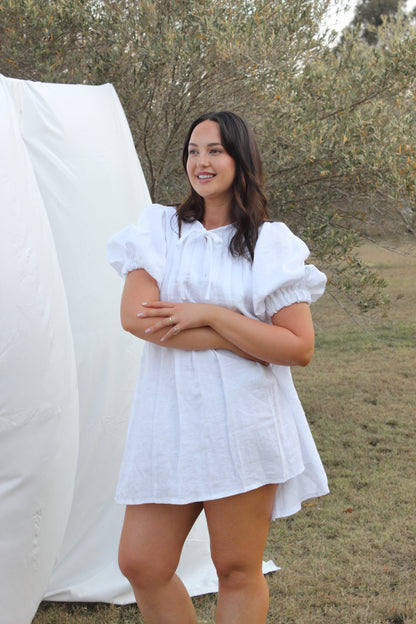 Palma Mini Dress in White