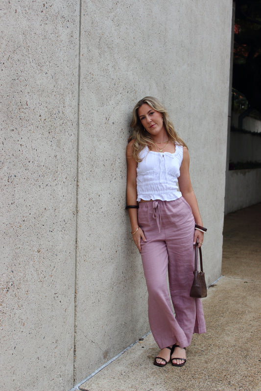 Charlie Pants in Lilac
