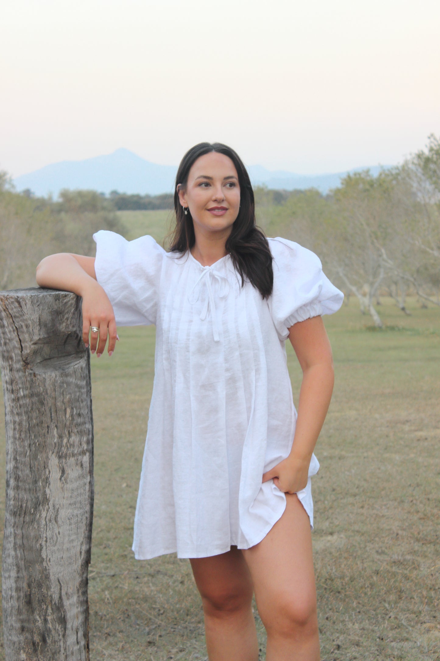 Palma Mini Dress in White
