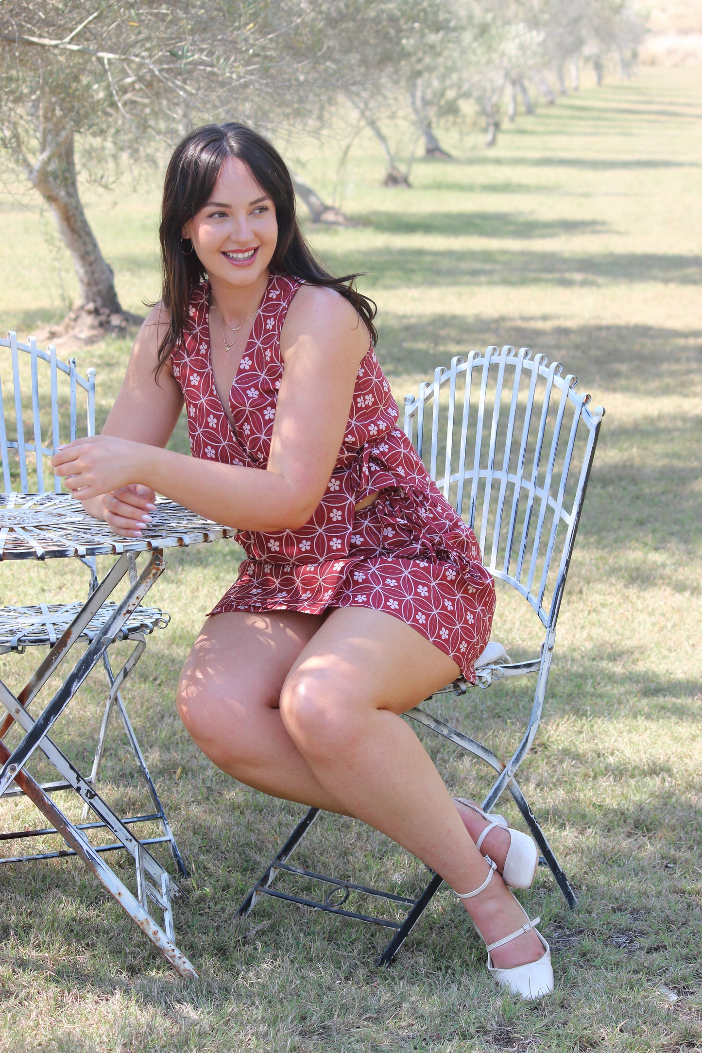 Chelsea Wrap Top in Sakura