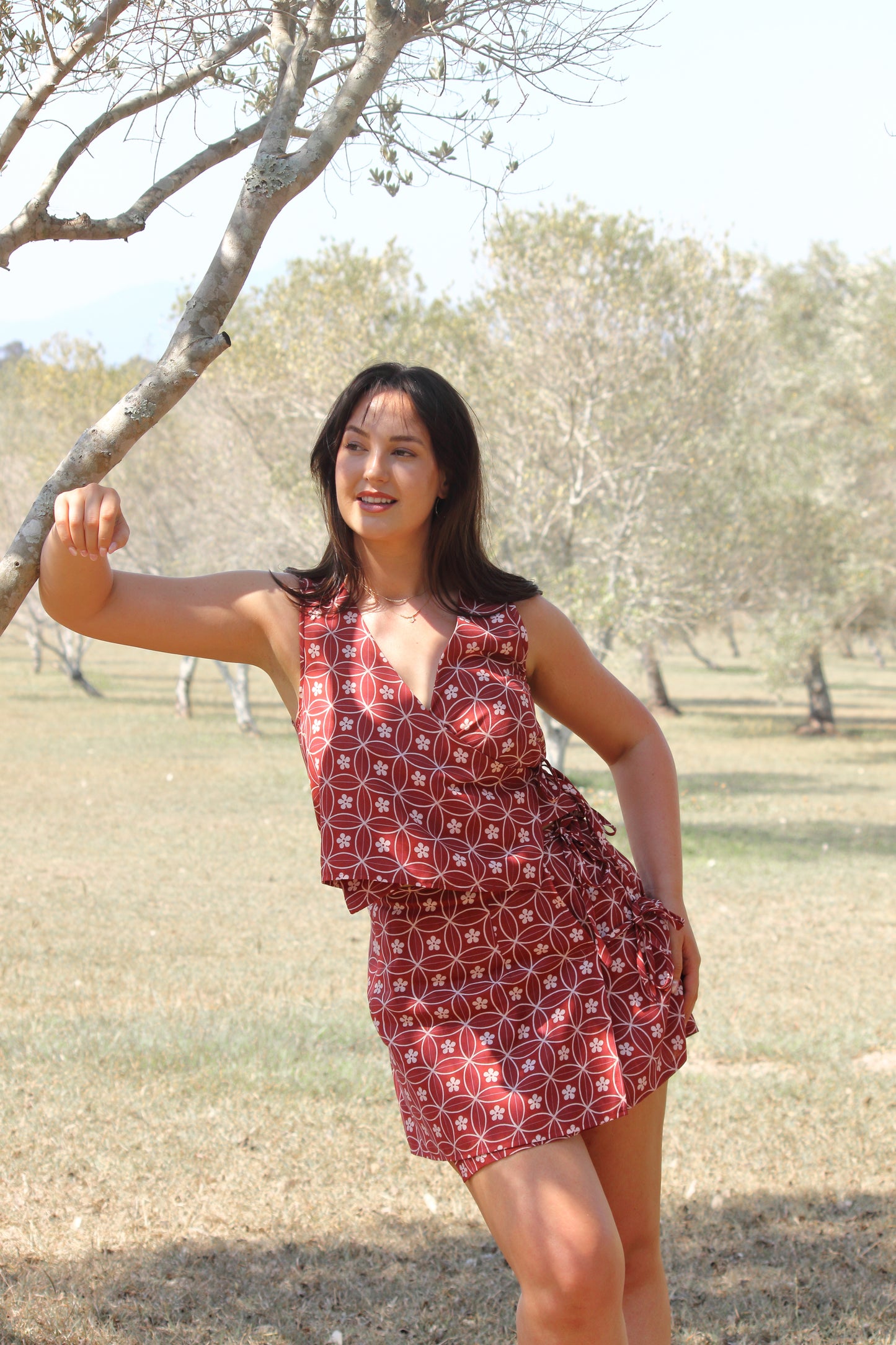 Chelsea Wrap Top in Sakura