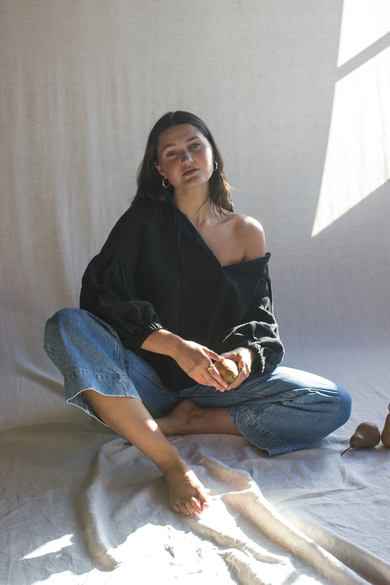 Evelyn Blouse in Black
