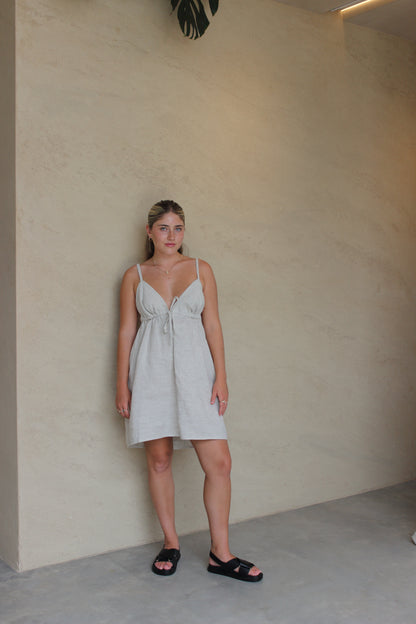 April Dress in Oat