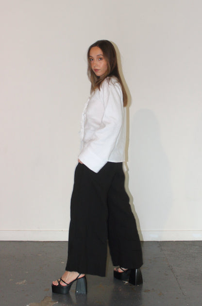 SAMPLE Lily Blouse in White