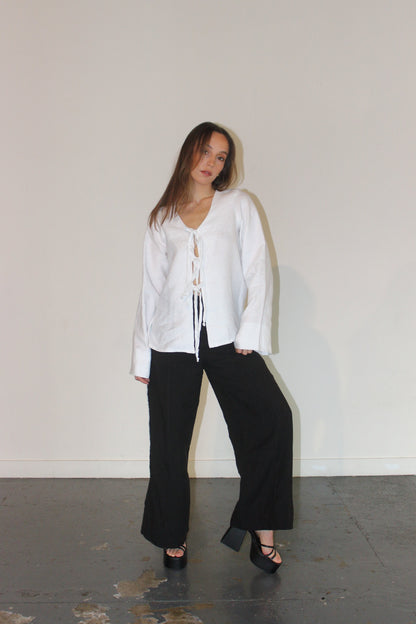 SAMPLE Lily Blouse in White