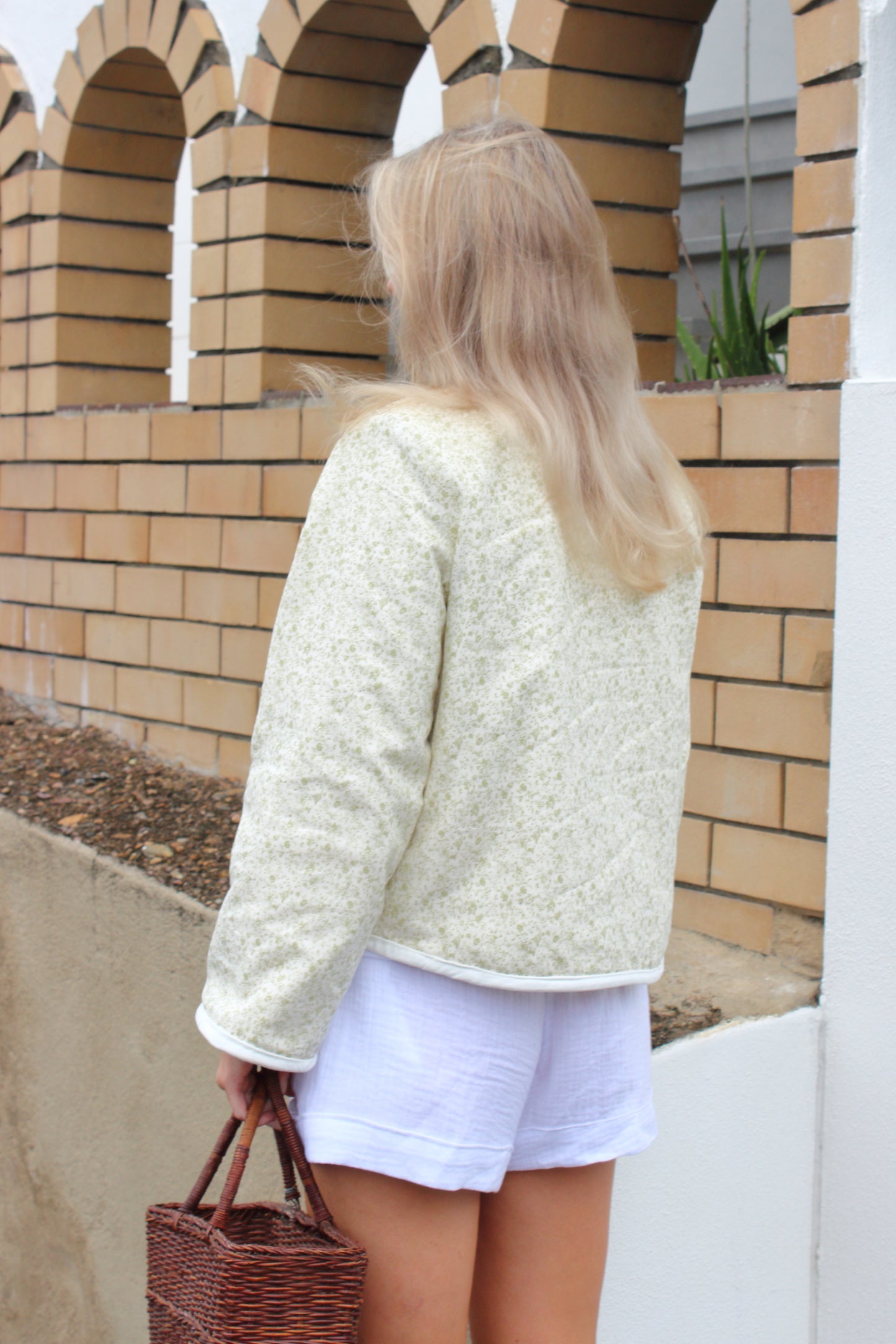 Sage Quilted Jacket (Reversible)
