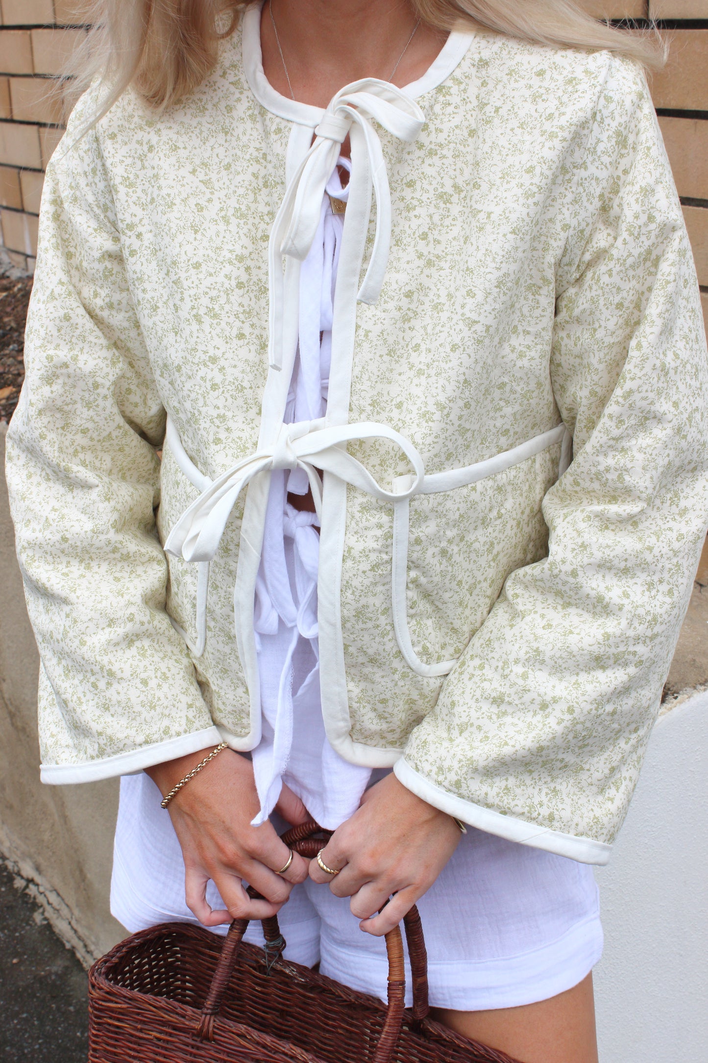 Sage Quilted Jacket (Reversible)
