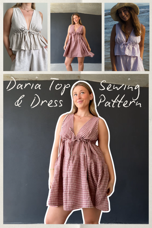 Daria Top & Dress Sewing Pattern (PDF)
