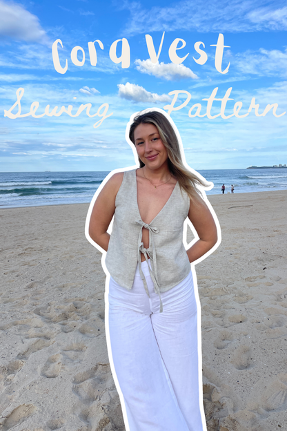 Cora Vest Sewing Pattern PDF