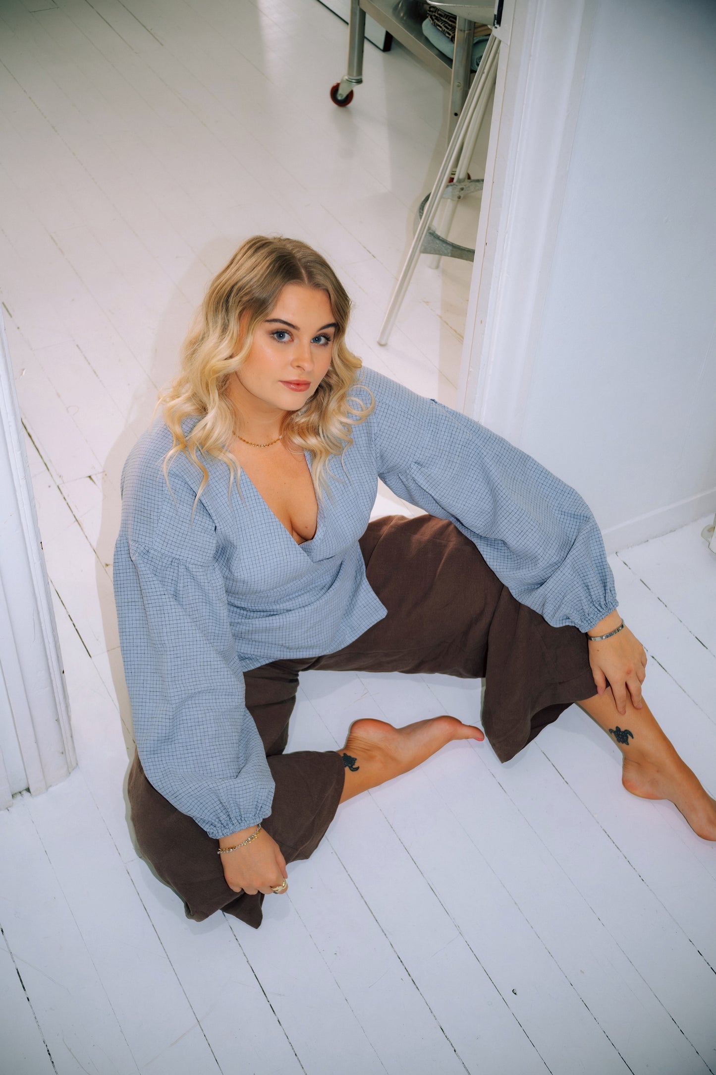 Charlie Wrap Top Sewing Pattern (PDF)