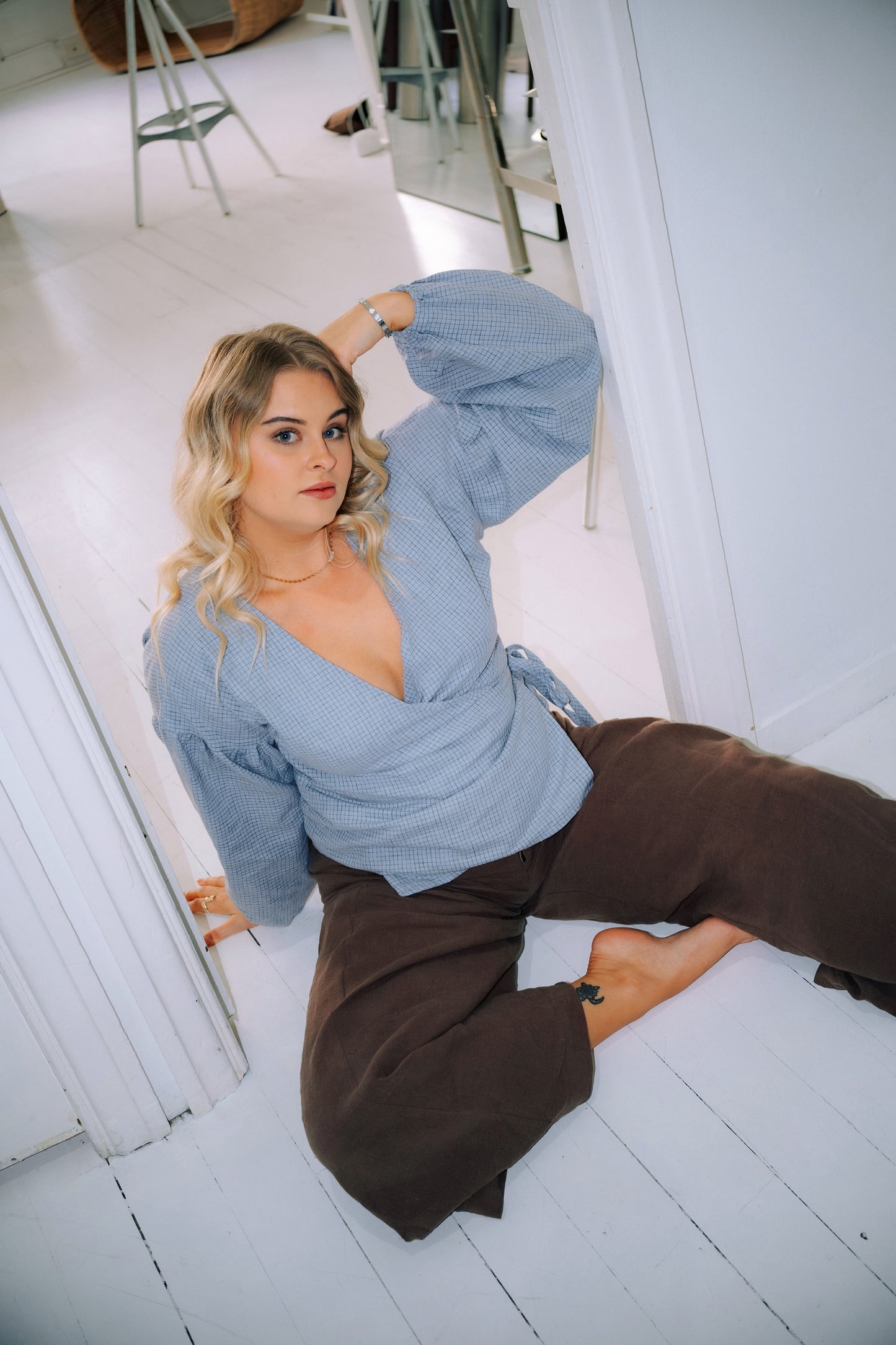 Charlie Wrap Top Sewing Pattern (PDF)