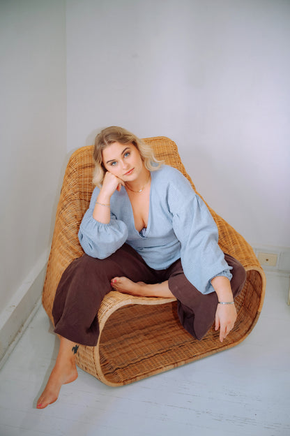 Charlie Wrap Top Sewing Pattern (PDF)