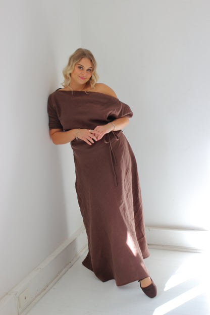 Alice Top in Mocha