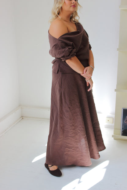 Alice Top in Mocha