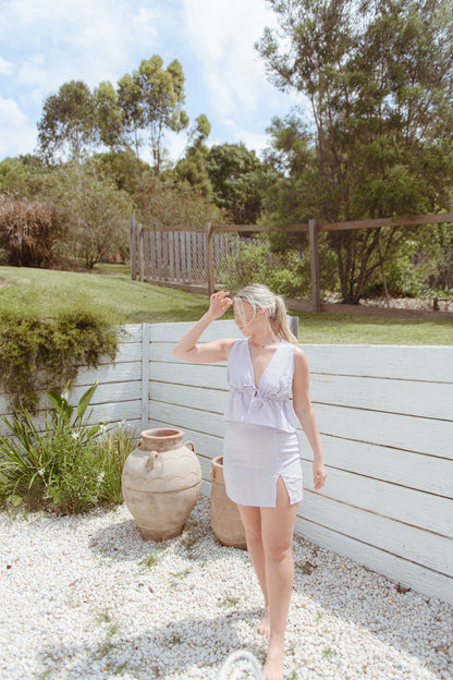 Amari mini skirt in Lilac