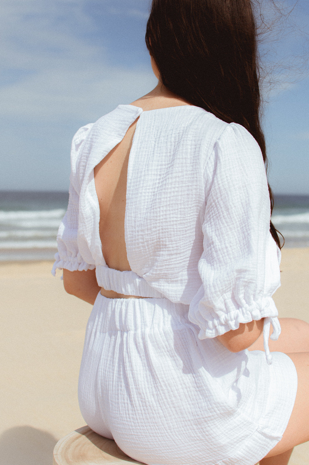 Cotton Tree Shorts in White